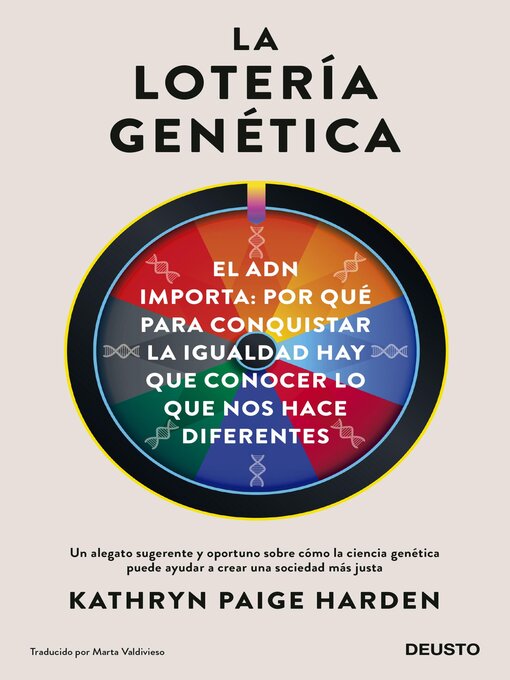 Title details for La lotería genética by Kathryn Paige Harden - Available